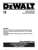 DeWalt DCD460T2W380B Manuel utilisateur