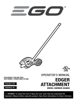EGO  EA0800  Le manuel du propriétaire