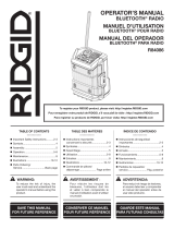 RIDGID R84086B-AC8400802 Manuel utilisateur