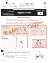 Pfister LG6-1RHC Guide d'installation