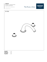 GROHE 25054000 Guide d'installation