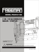 Freeman PE20V2118G Mode d'emploi
