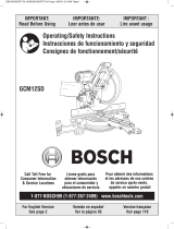 Bosch GCM12SD Manuel utilisateur