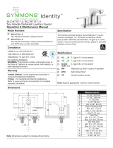 Symmons SLC-6710-STN-1.5 Guide d'installation