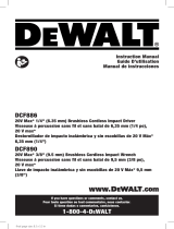 DeWalt DCF890M2 Manuel utilisateur