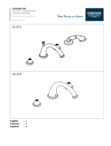 GROHE 25074000 Guide d'installation