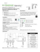 Symmons SLW-6712-1.5 Guide d'installation