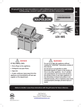 NAPOLEON LEX485PSS-1 Mode d'emploi