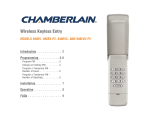 Chamberlain 940EVP2G950EV Mode d'emploi