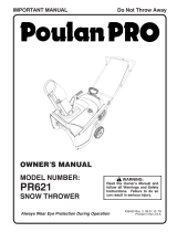 Poulan Pro PR621 Mode d'emploi