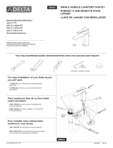 Delta Faucet 581LF-PP Guide d'installation