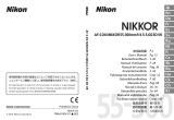 Nikon AF-S DX 55-300mm f4.5-5.6G ED VR Manuel utilisateur