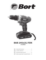 Bort BAB-24Ux2Li-FDK Manuel utilisateur