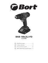 Bort BAB-18Ix2Li-FD (2x1,5Ah) Manuel utilisateur