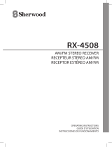 Sherwood RX4508 Manuel utilisateur