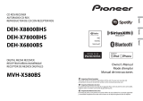 Pioneer DEH-X7800BHS Manuel utilisateur