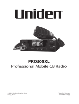 Uniden PRO505XL Guide d'installation