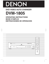 Denon DVM-1805 Manuel utilisateur