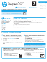 HP Color LaserJet Pro M453-M454 series Guide d'installation