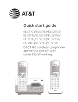 AT&T EL52203 Mode d'emploi