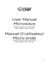 Commercial Chef CHM770W6C Manuel utilisateur