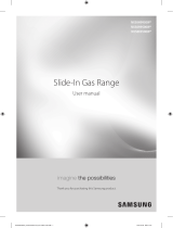 Samsung NX58H9950W* NX58H9500W* NX58K9500W* Slide-In Gas Range Manuel utilisateur