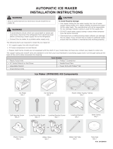 Frigidaire EFIC102 Guide d'installation