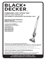 Black & Decker HSV320J32 Manuel utilisateur
