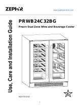 Zephyr Presrv Dual Zone Wine & Beverage Cooler Guide d'installation