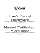 Commercial Chef CHMH900B Manuel utilisateur