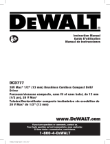 DeWalt DCD777C2 Manuel utilisateur