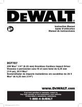 DeWalt DCD708BW240 Manuel utilisateur