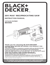 Black & Decker Black + Decker BDCR20C 20V Max Lithium-Ion Cordless  Manuel utilisateur