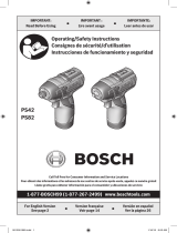 Bosch PS82-02 Manuel utilisateur