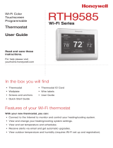 Honeywell Wi-Fi Smart Color 7 Day Programmable Thermostat Manuel utilisateur