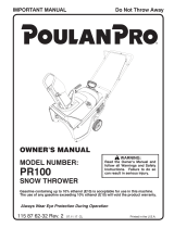 Poulan Pro PR100 Le manuel du propriétaire