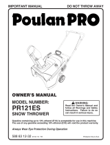 Poulan Pro PR121ES Le manuel du propriétaire