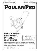 Poulan Pro PR121ES Le manuel du propriétaire