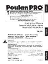 Poulan Pro 967622901 Le manuel du propriétaire