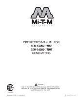 Mi-T-M 13000 & 14000 Watt Generator Le manuel du propriétaire