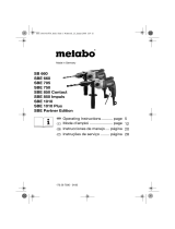 Metabo SBE 660 Mode d'emploi