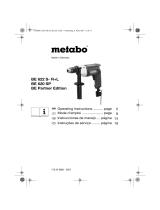 Metabo B E 622 S R L Mode d'emploi
