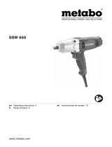 Metabo SSW 650 Mode d'emploi