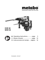 Metabo KHE 56 Mode d'emploi