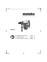 Metabo KHE 76 Mode d'emploi