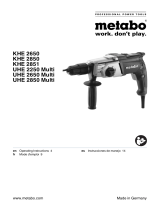 Metabo KHE 2850 Mode d'emploi