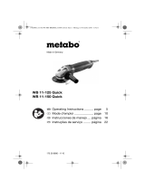 Metabo WB 11-150 Quick Mode d'emploi