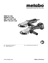 Metabo WPF 18 LTX 125 Mode d'emploi