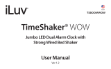 iLuv TimeShaker Wow Manuel utilisateur