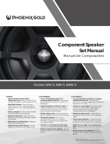Phoenix GoldSX 6.5" 250W Component Speaker Set